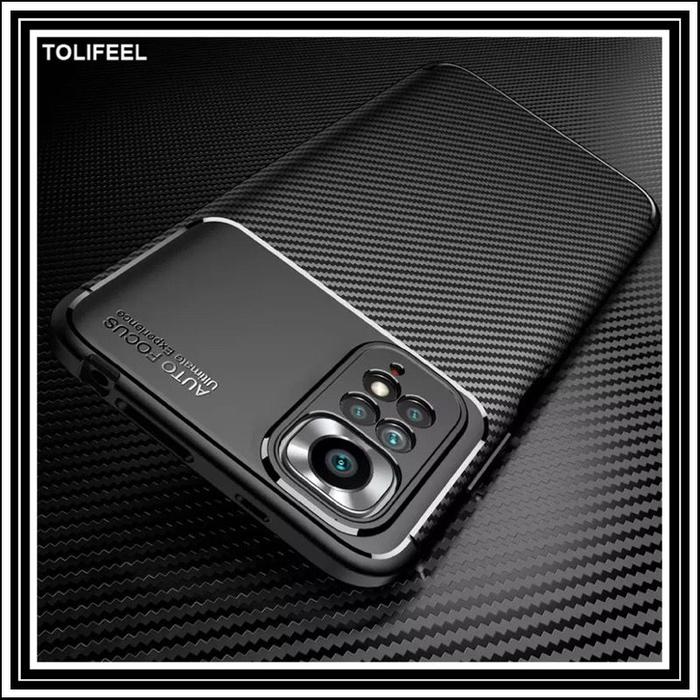 Gambar XIAOMI REDMI NOTE 11 PRO / 11E 5G 4G SOFT CASE AUTO FOCUS CARBON COVER - NOTE 11 PRO 4G, Hitam dari Best Accesories Hp undefined Tokopedia