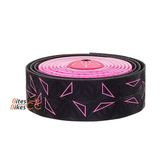 Gambar Bartape Supacaz Super Sticky Kush Star Fase - bartape sepeda - Neon Pink dari Bitesnbikes undefined Tokopedia