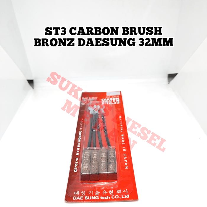 Gambar Carbon Brush Kool Dinamo Dongfeng ST3 J204 uk. 8x10x32mm Bronze dari sukses diesel abadi undefined Tokopedia