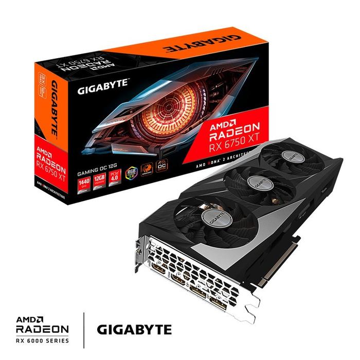 Jual Vga Gigabyte RX 6750 XT Gaming OC 12G Radeon RX 6750 XT