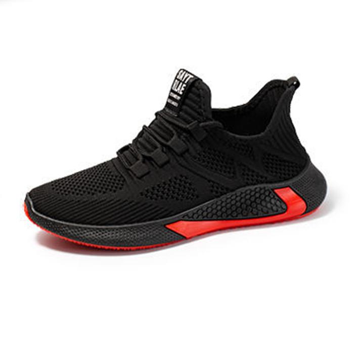 Gambar Techdoo Sepatu Sneakers Pria Sepatu Olahraga Fashion Casual MR126 - Hitam, 43 dari Techdoo undefined Tokopedia
