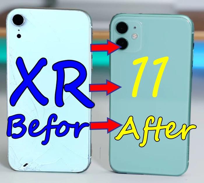 Gambar HOUSING IPHONE CUSTOM XR/XS/XSM MODEL 11/12/13/PRO/PROMAX - XR-11 dari Fanscreate.id undefined Tokopedia
