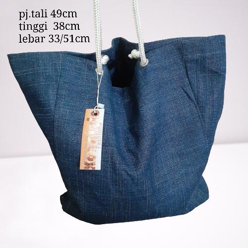 Gambar tote bag jeans denim - model D dari kerlipshop baju anak undefined Tokopedia