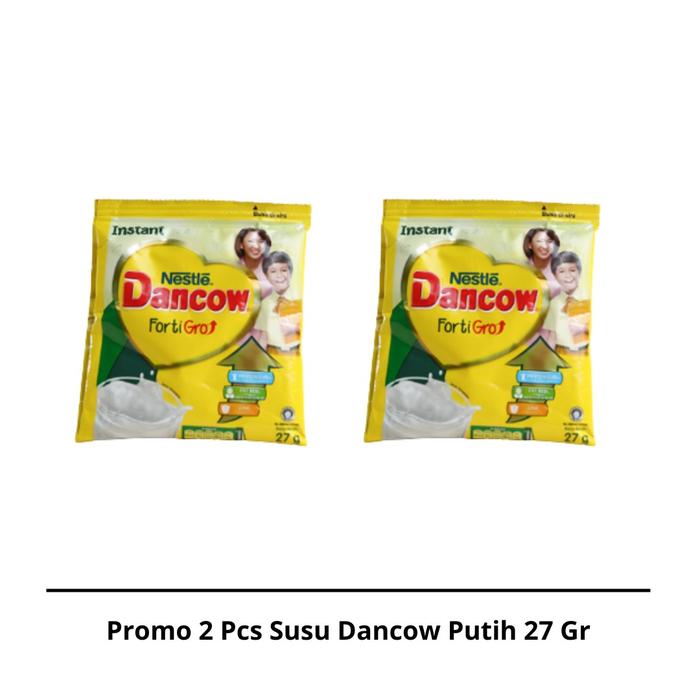 Gambar Promo 2 Pcs Susu Dancow Putih 27 Gr dari Pioner Jaya undefined Tokopedia