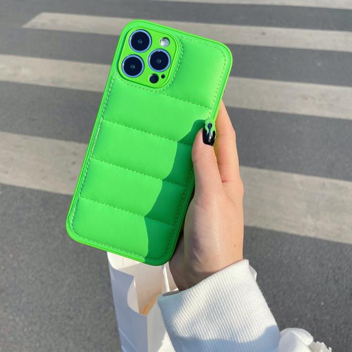Gambar IPHONE 12 PRO MAX SOFT CASE COVER GAYA JAKET GELEMBUNG CASING AIRBAG - Hijau dari Lukman prayetno undefined Tokopedia