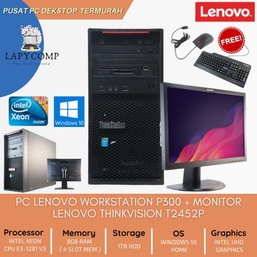 Jual PAKET PC LENGKAP MONITOR LENOVO 