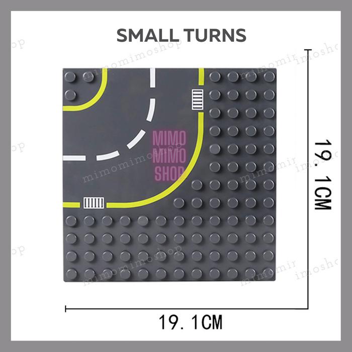 Gambar BASEPLATE BUILDING BLOCKS CLASSIC DUPLO/ALAS PAPAN TATAKAN DASAR BALOK - SMALL TURN dari Mimomimoshop undefined Tokopedia