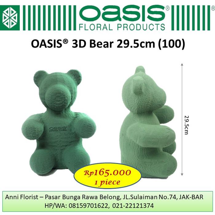 3d Oasis Foam Teddy Bear Jual OASIS 3D Bear Besar Kota