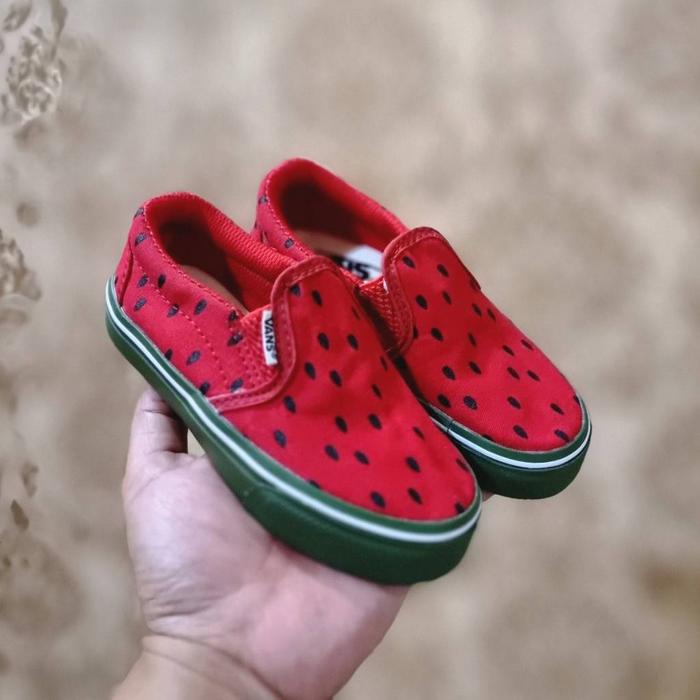 Watermelon Vans Slip Ons Vans Baby Infant Size Sneakers Slip-On V