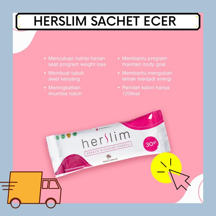 Gambar HERSLIM SACHET ECER HERWELL ORIGINAL SACHET PELANGSING BPOM COKLAT - SACHET dari TOKO SUPPLEMENT ORIGINAL undefined Tokopedia