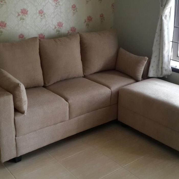 Gambar Sofa L shape,sofa l Sudut, sofa l putus, sofa minimalis, sofa ruang tamu, sofa puff mewah termurah dari Z furniture TERMURAH undefined Tokopedia
