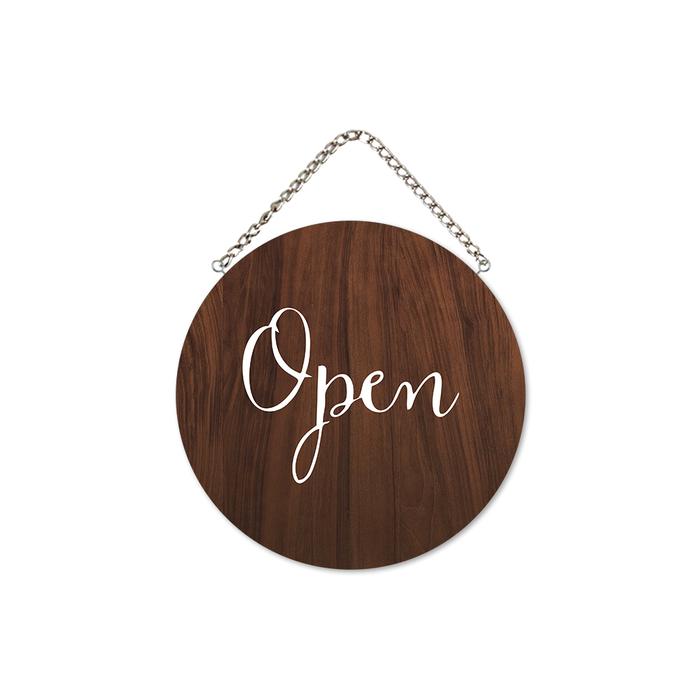 Jual sign system - papan tanda - papan tanda open close - Coklat ...