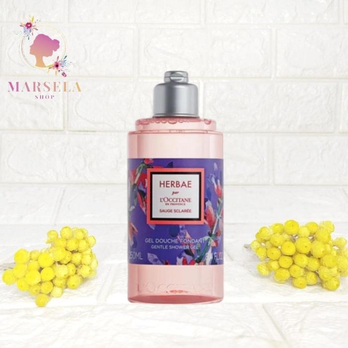 Gambar PROMO Loccitane Herbae Clary Sage Gentle Shower Gel - Full Size 250ml dari Marsela's Shop undefined Tokopedia