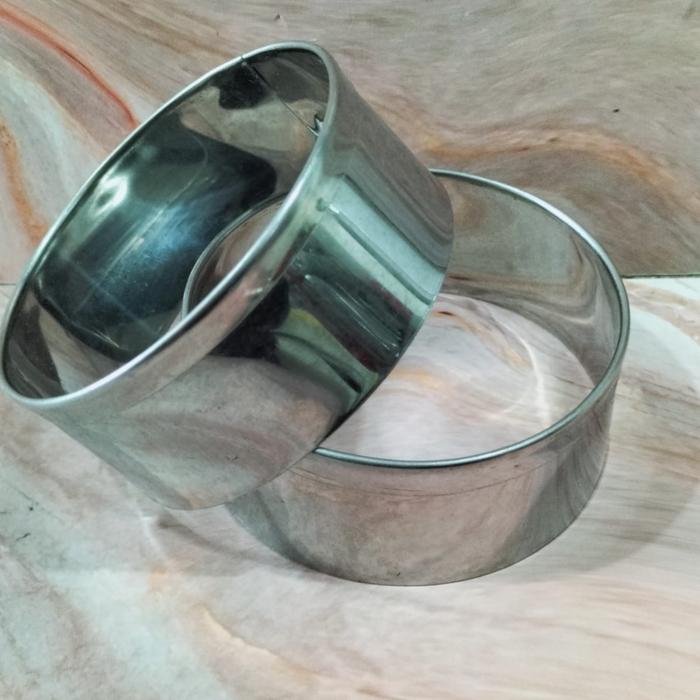 Gambar Cookie Cutter Bulat Dan Oval / Ring Bulat Oval Stainless - Bulat 7cm dari Trinity Kitchen undefined Tokopedia