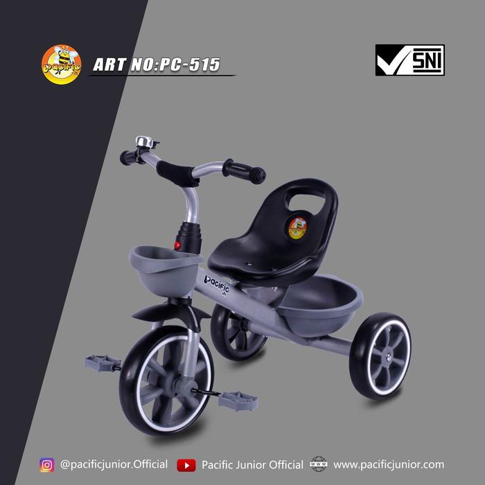Gambar Sepeda roda tiga anak tricycle pacific bisa buat anak 2-3 tahun - Biru dari Newcahaya Bike undefined 5 Tokopedia