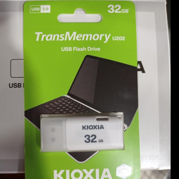 Gambar Flashdisk Kioxia 16GB 32GB 64GB Original Toshiba Flash Disk USB 2.0 - 32 gb dari Mugen Computer undefined Tokopedia