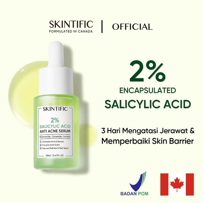 Gambar SKINTIFIC 2% Salicylic Acid Anti Acne Serum Jerawat Noda Hitam Angkat - 2%AcneSerum dari Hey Beauty Mart undefined Tokopedia