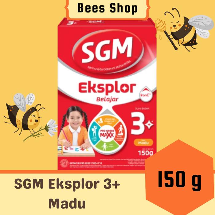 Gambar SGM Eksplor 3 Plus Complinutri Madu Susu Bubuk 150 g dari Bees Shop Pekanbaru undefined Tokopedia