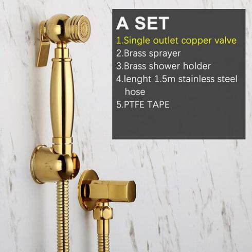 Gambar Sprayer Set Bertekanan Tinggi / Jet Shower Toilet - A dari RakimSon undefined Tokopedia