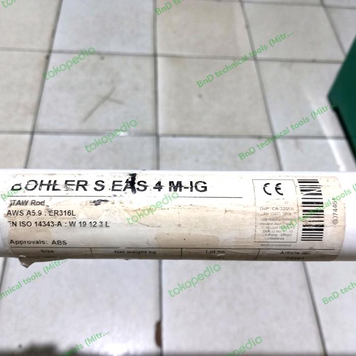 TIG棒 TG316L TIGフィラーロッド 2.4mm 突き出し 3.2mm