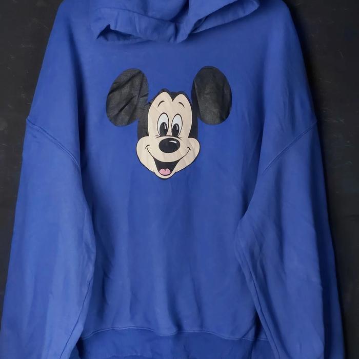 Gambar Sweater Hoodie DISNEY Oversize Second Original Unisex - Biru, XL dari R2H Second Store undefined Tokopedia