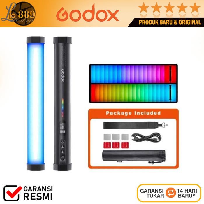 Gambar GODOX TL30 TL-30 Tube RGB LED Light Lampu Tabung Genggam Multicolor dari Prestige Digital undefined Tokopedia
