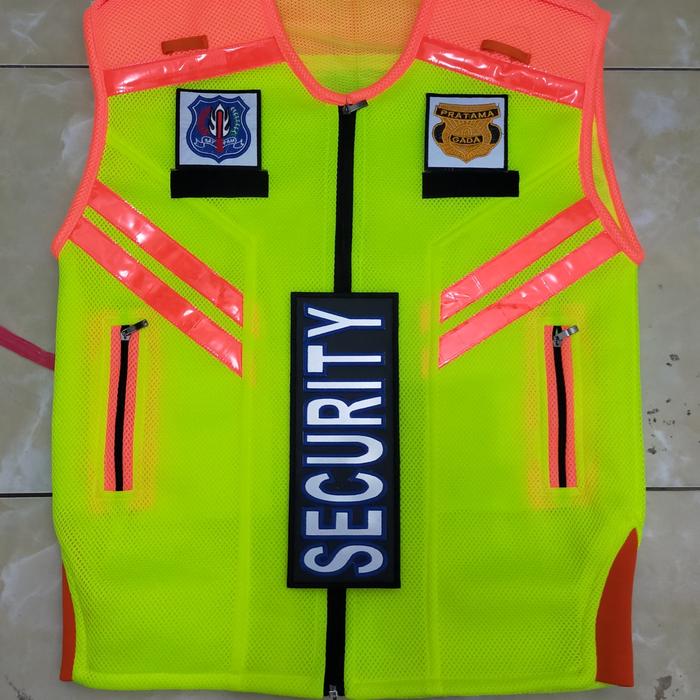 Gambar Rompi kereta api ,rompi security kereta api,rompi satpam,rompi vest - SECURITY, M dari jihanmilitary undefined Tokopedia