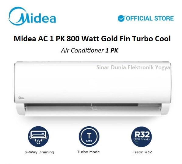 Gambar Midea AC 1 PK 1PK Standard 800W Turbo Cool MSAF-09CRN 09CRN MSFC 09CRN dari CV Sumber Cahaya Yogya undefined Tokopedia
