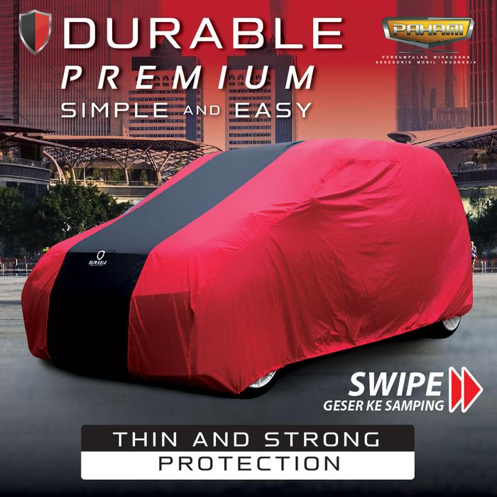 Gambar RX8 DURABLE Premium" Tutup Mobil/ Car Body Cover Red /BLK - Merah Lis Hitam dari TDC Variasi Kota Tangerang Tokopedia