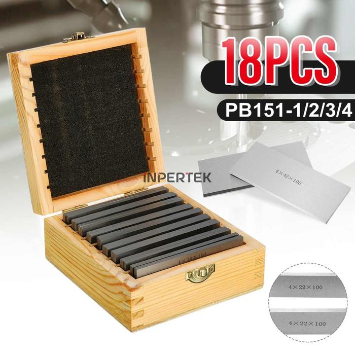 Gambar Paralel Block PB151 Pararel Blok Paralel Blok Ganjal Benda Milling - PB151-2 dari inpertek Technology undefined Tokopedia
