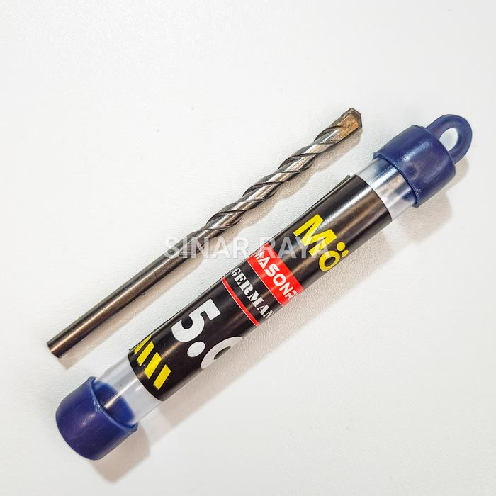 Gambar Mata Bor Beton 10mm 8mm 6mm 5mm 4mm / Tembok Dinding Impact Drill Bit - 5mm dari Sinar Raya Bandung undefined Tokopedia