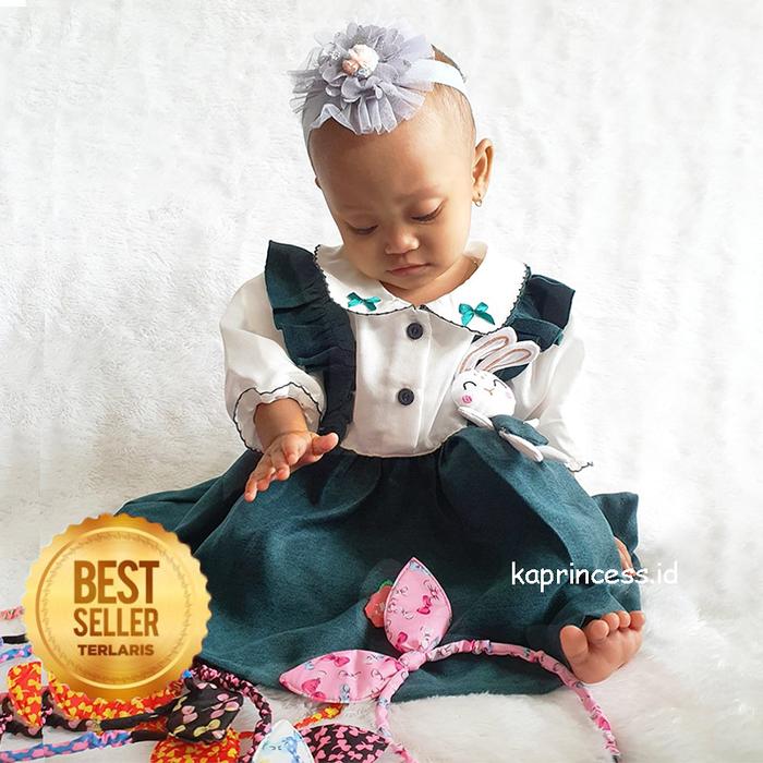 Gambar Baju Bayi Perempuan Gaun Balita Dress Bayi 0- 18 bulan Dress KA-Rai 7 - Tosca dari Toko Kain Kurnia Agung undefined Tokopedia