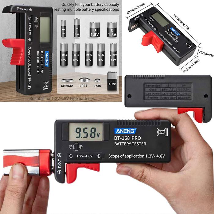 Gambar Universal Diagnostic Battery Capacity Tester Alat Cek Multi Baterai - Tester Analog dari Bela Buscent Online Shop undefined 5 Tokopedia