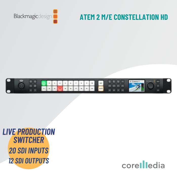 Promo Blackmagic Design ATEM 2 M/E Constellation HD Live Production ...