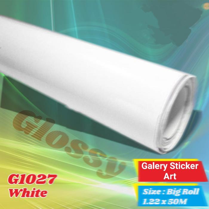 Gambar Stiker Vinyl / Sticker Warna Polos Glossy - Putih dari Galery Stiker Art undefined Tokopedia