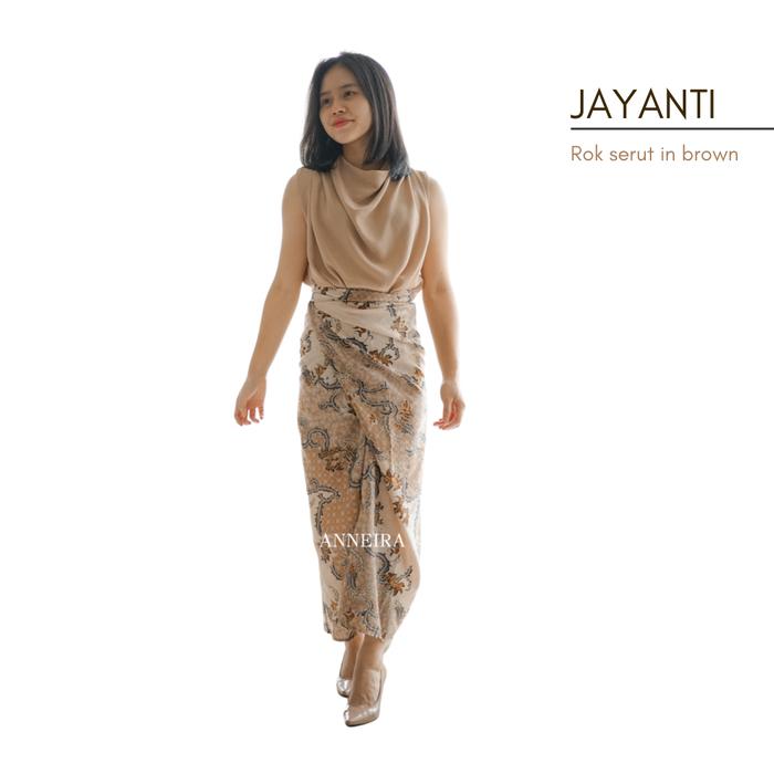Gambar ROK SERUT BATIK JAYANTI (1 ROK BISA JADI 3 LOOK) - brown dari Anneira undefined Tokopedia