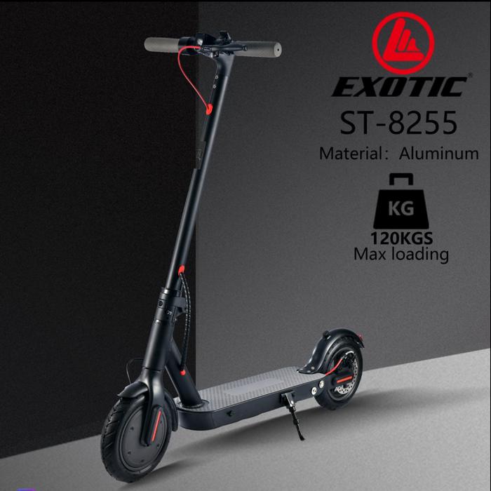Gambar Scooter Otoped ELECTRIC SCOOTER ST 8255 EXOTIC Skuter Anak Garansi SNI - Black dari Sepeda dan Motor Listrik undefined Tokopedia