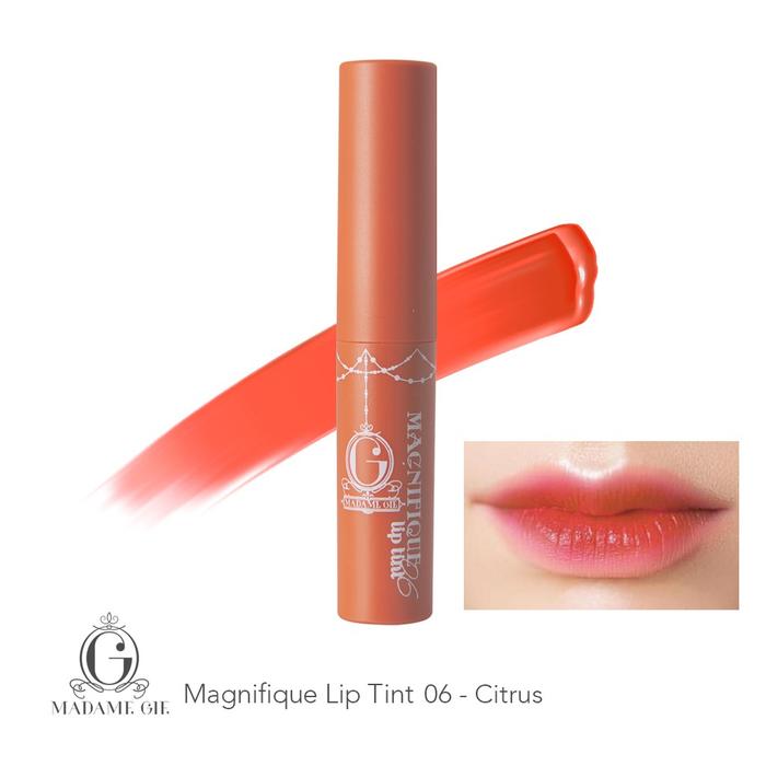Gambar Madame Gie Magnifique Lip Tint |Lip tint korea - 06 citrus dari BungaKlip Cosmetic undefined 3 Tokopedia