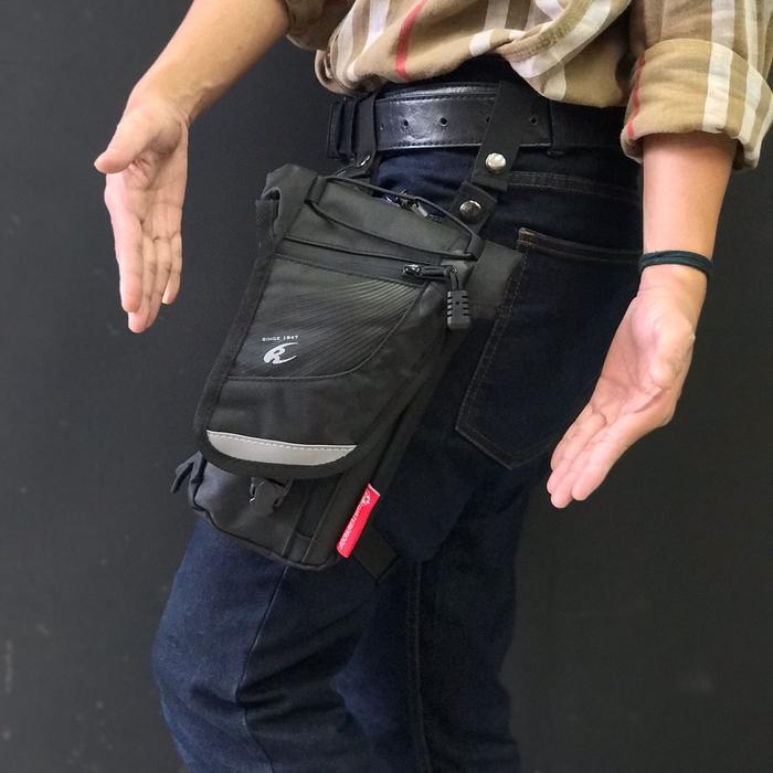 Jual Tas Pinggang Komine SA-245 Waterproof Belt Pouch Black