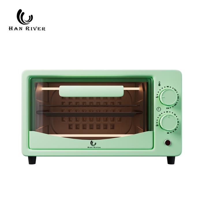 Gambar HANRIVER HROV01 termurah oven listrik low watt 12 L-800 Watt - Hijau dari HANRIVER undefined Tokopedia