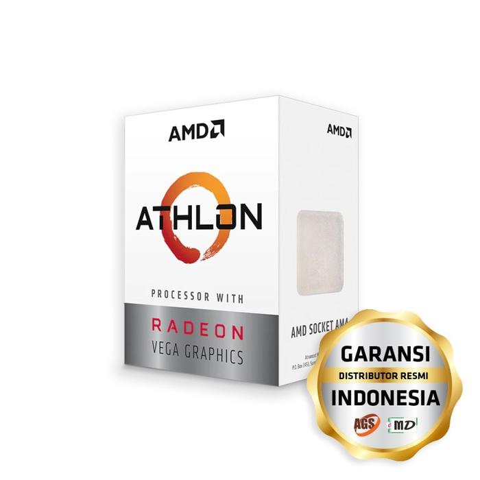 Jual Processor AMD Athlon 3000G With Vega Graphic AMD 3000G - Main Image