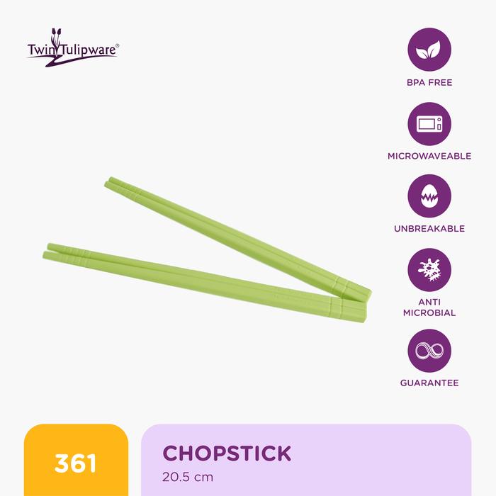 Gambar Twin Tulipware Chopstick (2) - Sumpit - Avo dari Twin Tulipware Indonesia undefined Tokopedia