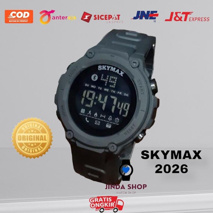 Gambar Jam Tangan Skymax 2026 Cowok Pria water resistant 100% original - Hitam dari Global Watch &amp; Acc undefined Tokopedia