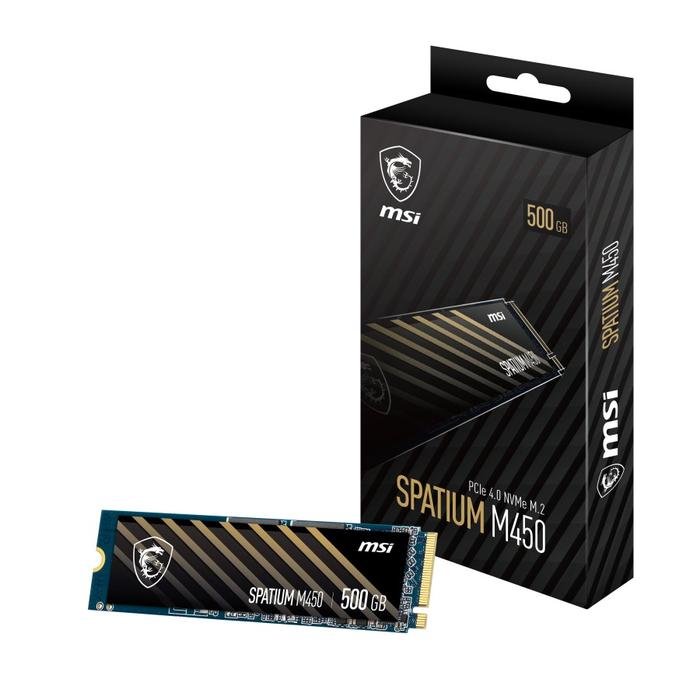 Gambar MSI SSD SPATIUM M450 PCIe 4.0 NVMe M.2 Gen4 X4 - 500GB dari Redcomp undefined Tokopedia