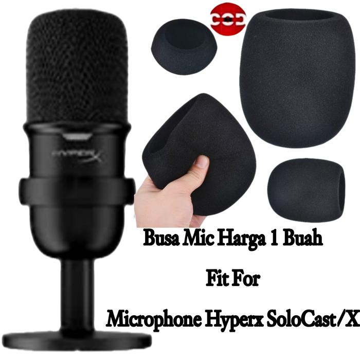 Gambar Busa Mic Hyperx Hyper x SoloCast X USB Gaming Microphone - Hitam 1pc dari CODMarketing undefined Tokopedia