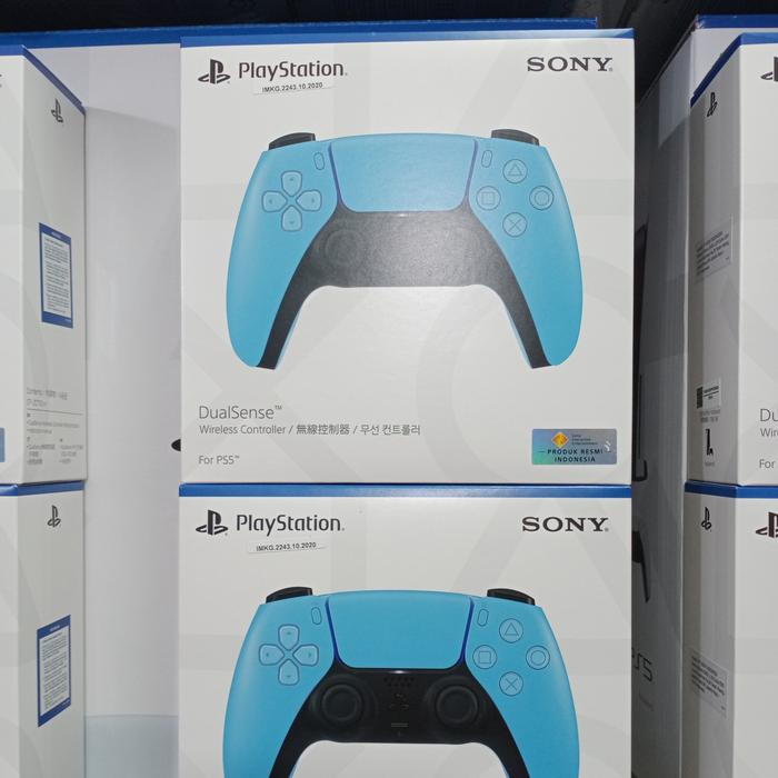 Gambar Stik PS5 DualSense Wireless Controller - starlight blue dari Fun game Mimi Square undefined Tokopedia