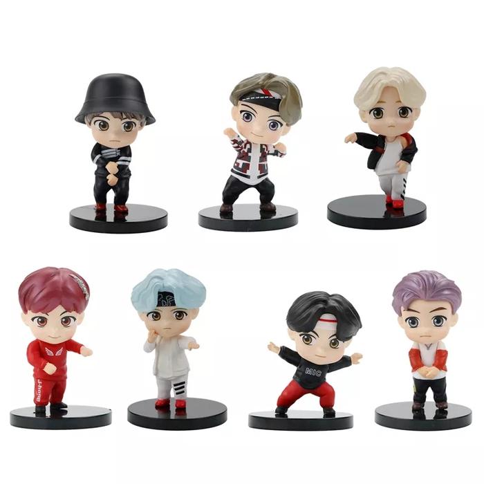 Gambar Action Figure Bts Bangtan Boys Tiny Tan Bt21 Set Miniatur Kpop Collect - C dari KIDDY STATION1 undefined Tokopedia