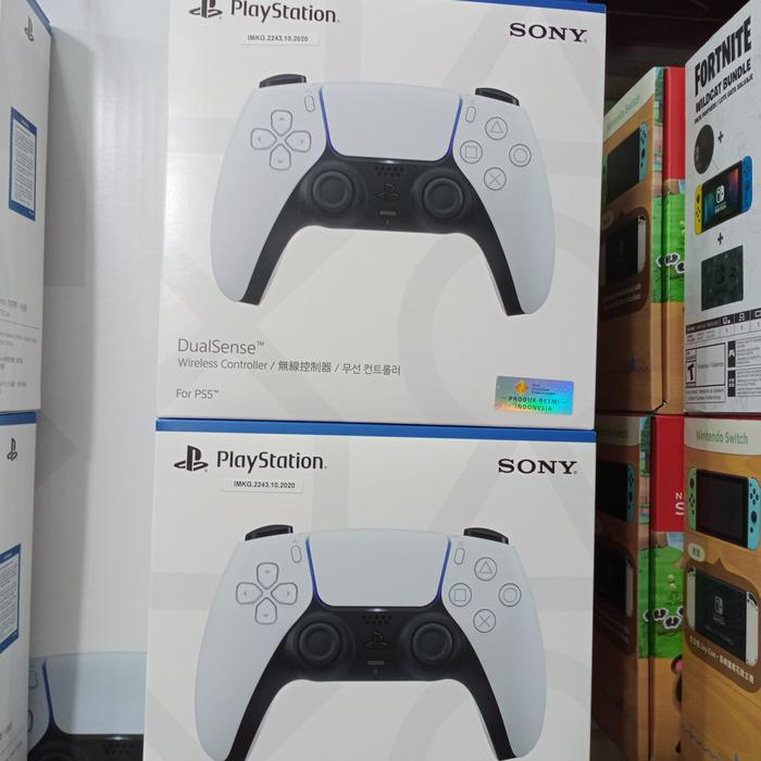 Gambar Stik PS5 DualSense Wireless Controller - white dari Fun game Mimi Square undefined Tokopedia