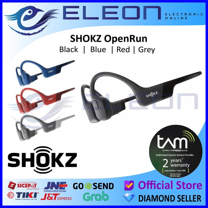 Gambar Shokz OpenRun Open Ear Sport Headphone - Garani Resmi - Red dari ELEON undefined Tokopedia