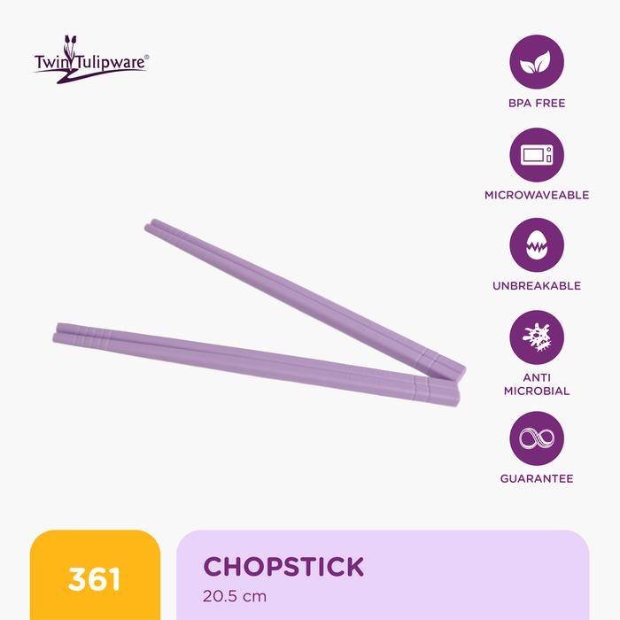 Gambar Twin Tulipware Chopstick (2) - Sumpit - Vio dari Twin Tulipware Indonesia undefined Tokopedia
